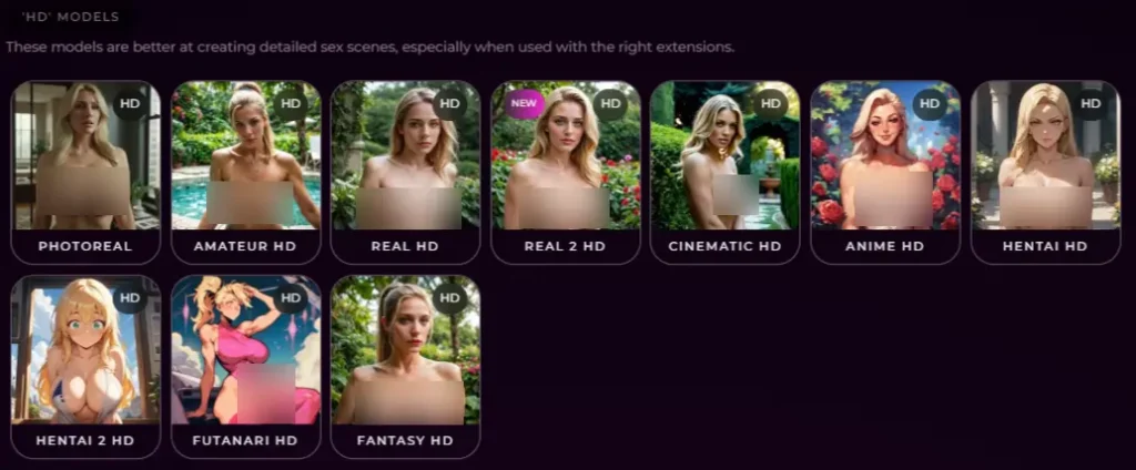 Seduced AI - HD Models