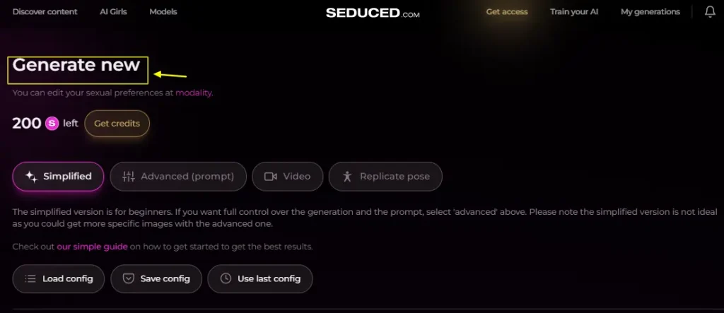 Seduced AI Image Generation Feature