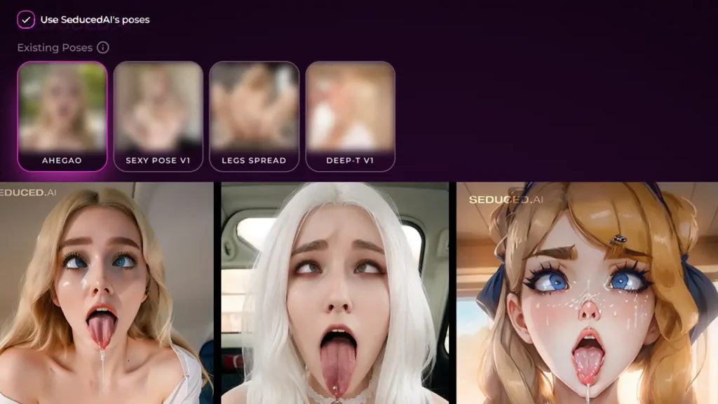 Seduced AI - Poses